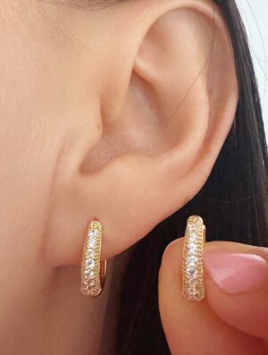 Aretes Mujer Brillo Inquieto