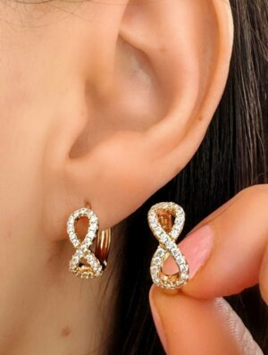 Aretes Xuping Infinito Brillo