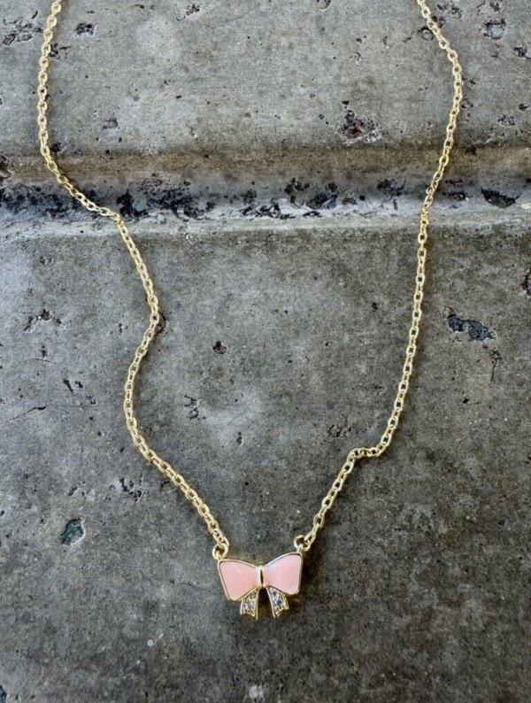 Collar Xuping Lazo Rosa
