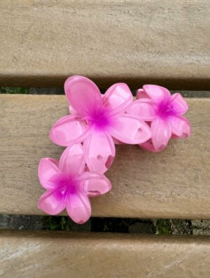 Pinza Caiman Flores Rosada