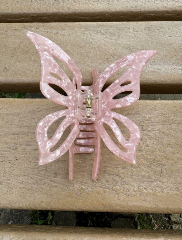Pinza Caiman Mariposa Rosa