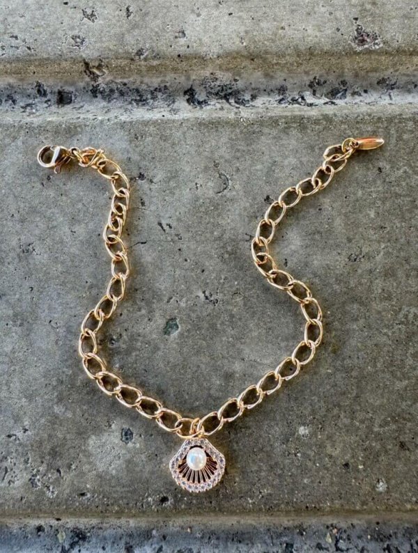 Pulsera Xuping Concha Rosa