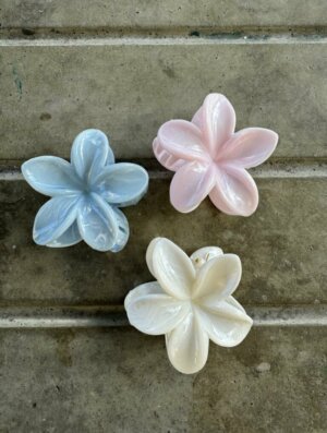 Set Pinzas Flor Pastel