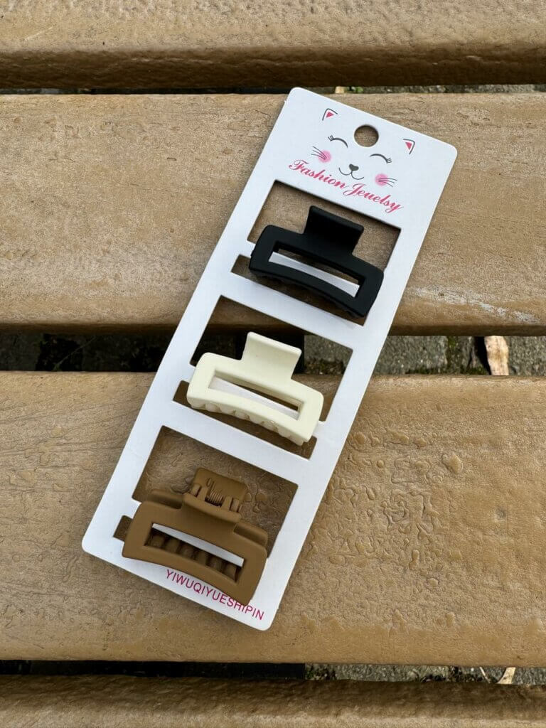 Set Pinzas x3 Geometrico