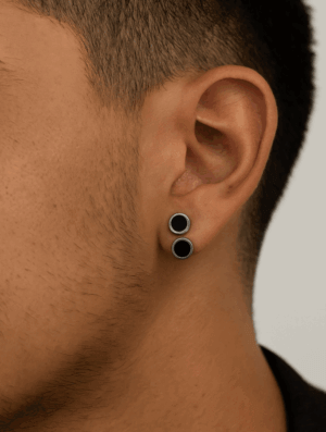 Aretes Hombre Acero Callejeros