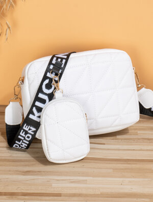 Bolso Monedero Blanco City