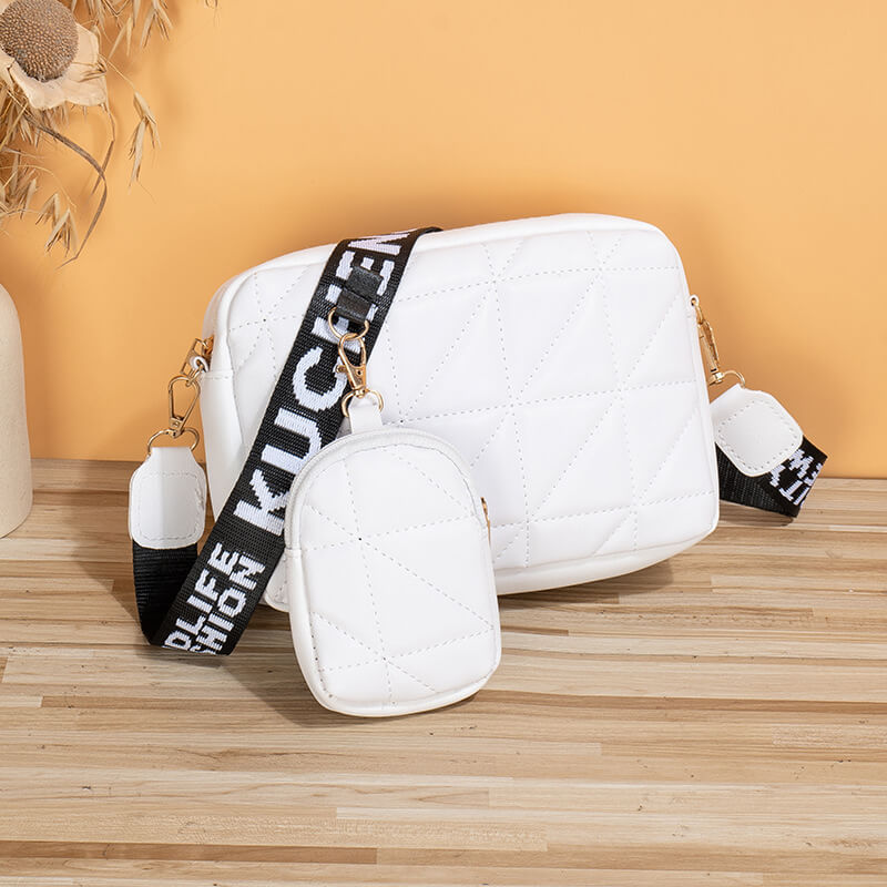 Bolso Monedero Blanco City