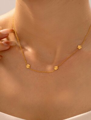 Collar Acero Flor Serena