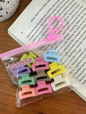 Paquete Pinzas Geometrico Colores