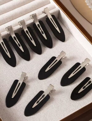 Paquete Pinzas Negro Maquillaje