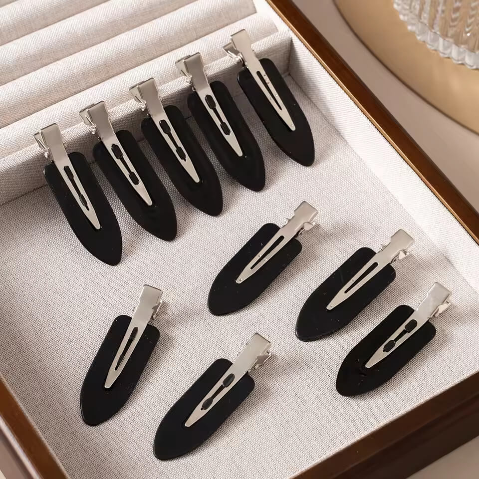 Paquete Pinzas Negro Maquillaje