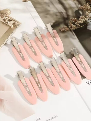 Paquete Pinzas Rosa Maquillaje