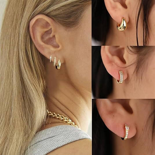 Set Aretes Mujer Bella
