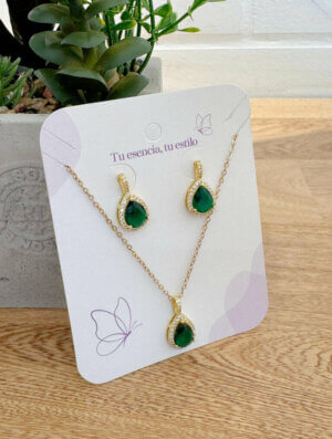 Set Mujer Bosque Esmeralda