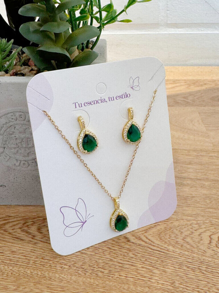 Set Mujer Bosque Esmeralda