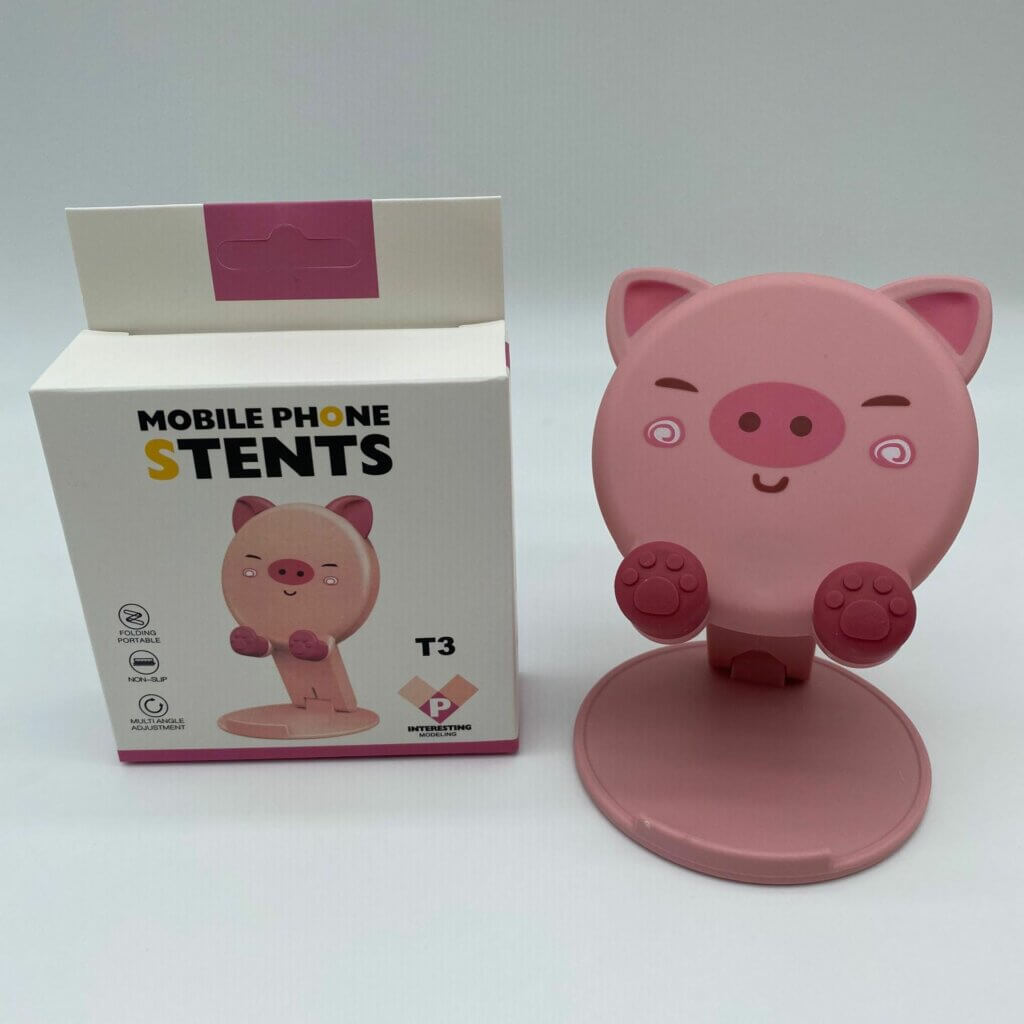 Stand Celular Pig Rosa