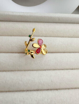 Anillo Acero Dulce Petalo