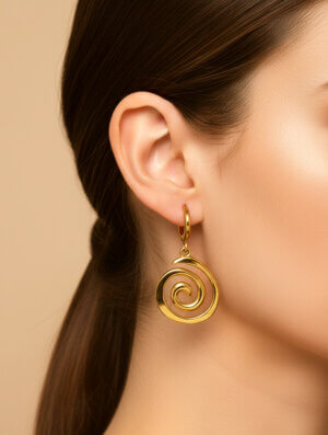 Aretes Acero Luz Infinita