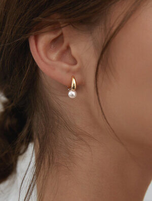 Aretes Luna de Perla