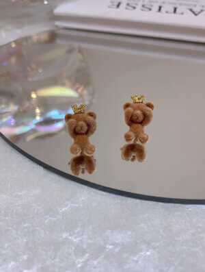 Aretes Mujer Oso Majestuoso