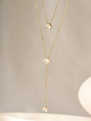 Collar Mujer Brillo Cristalino