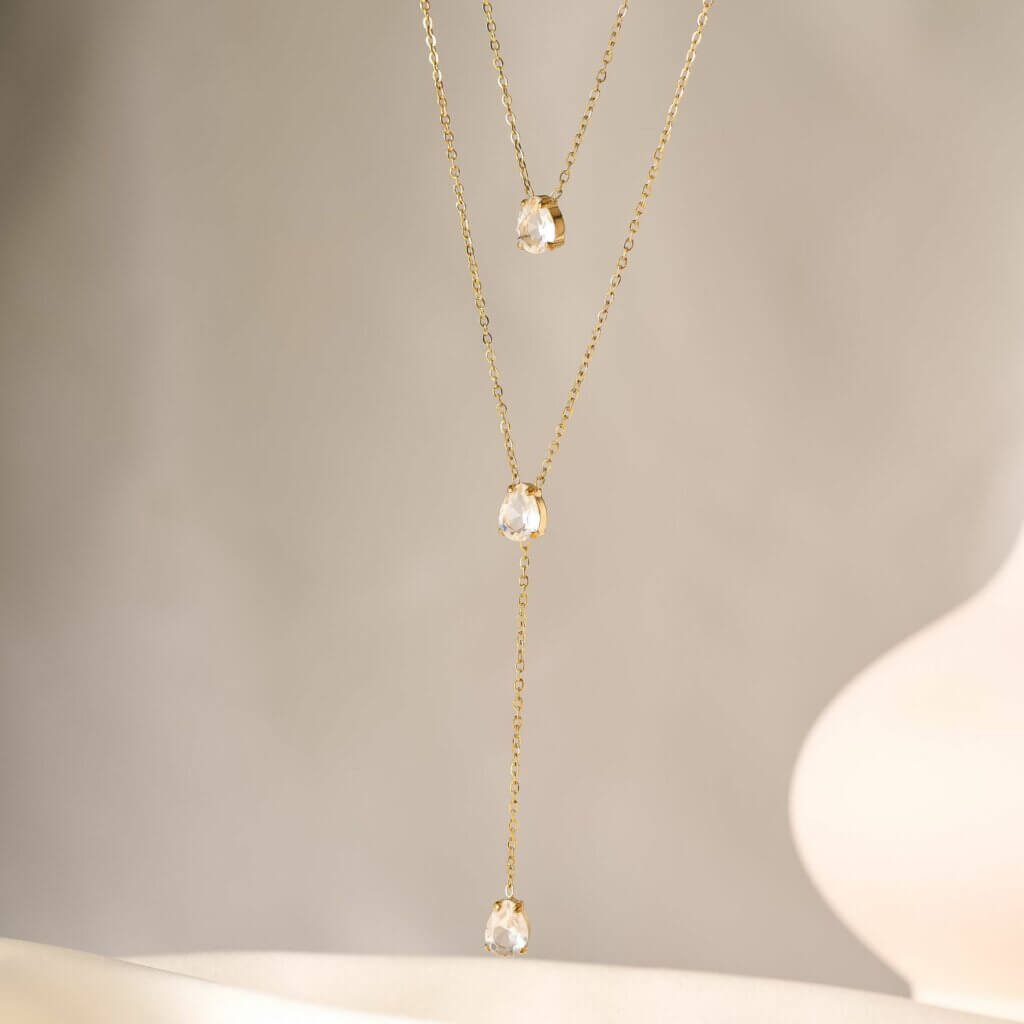 Collar Mujer Brillo Cristalino