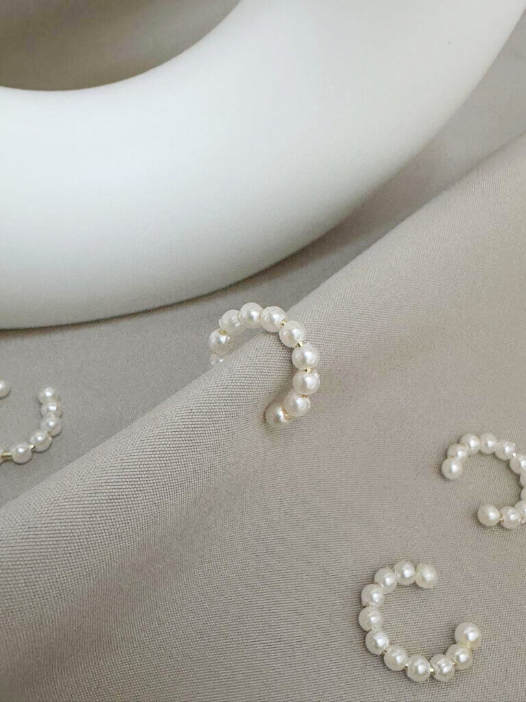 Ear Cuff Perla Clasica-1