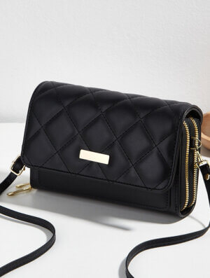 Bolso Billetera Sutil Negro