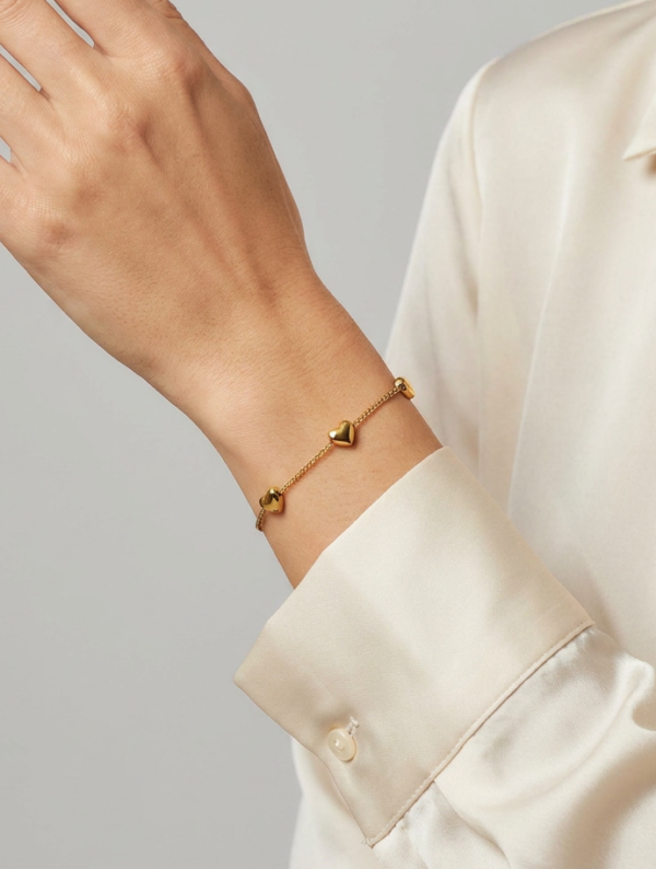 Pulsera Acero Dulce Dorado