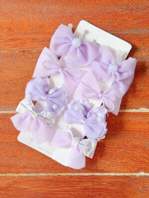 Set Pinzas Niña Mora