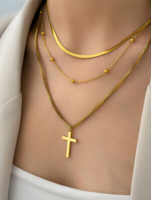 Collar Acero Brillo Sagrado