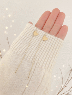 Aretes Acero Corazon Libre