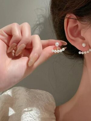 Aretes Mujer Blanco Susurro