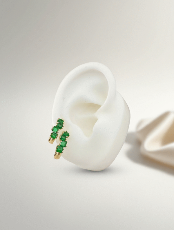 Aretes Mujer Cielo Verde