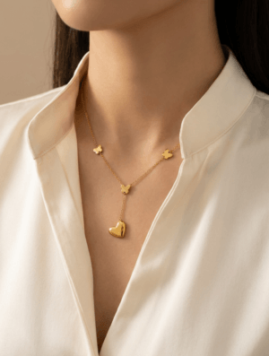 Collar Acero Latido Alado