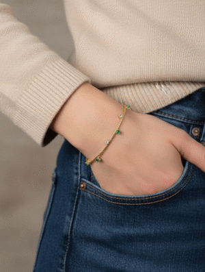 Pulsera Acero Renacer Verde