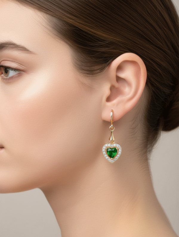 Aretes Mujer Alma Esmeralda