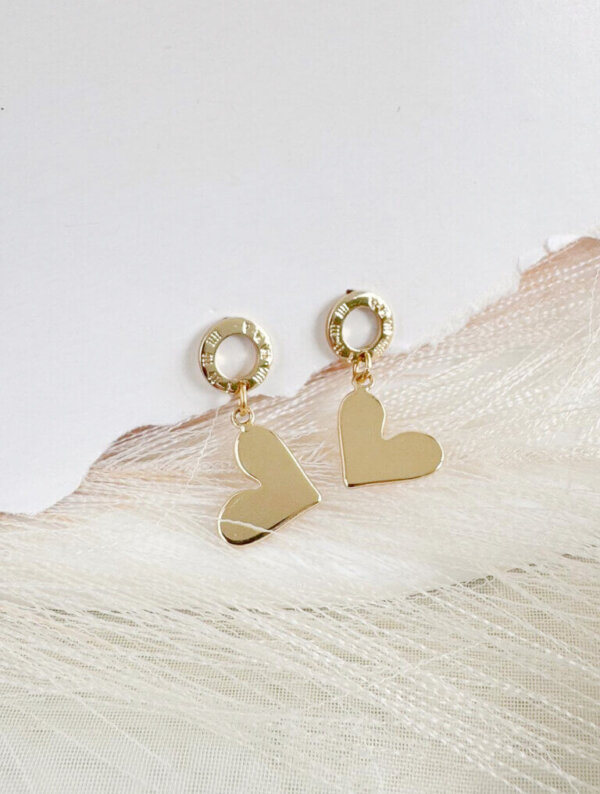 Aretes Mujer Corazon Puro