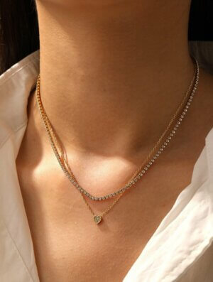 Collar Acero Amor Poderoso