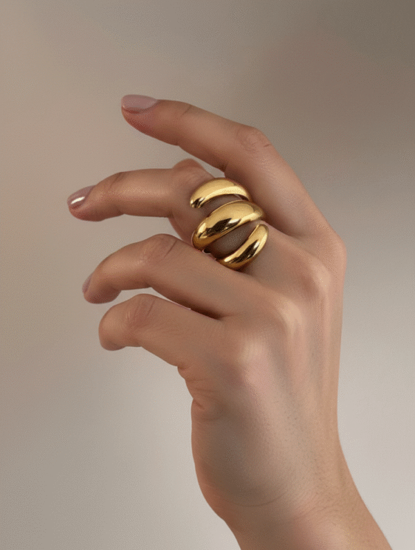 Anillo Acero Mujer Indomable