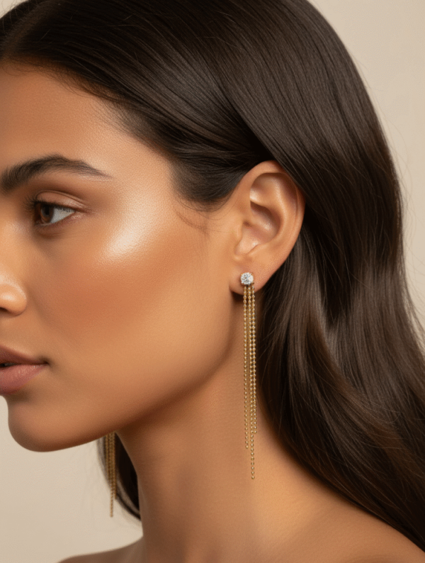 Aretes Acero Alma de-Seda