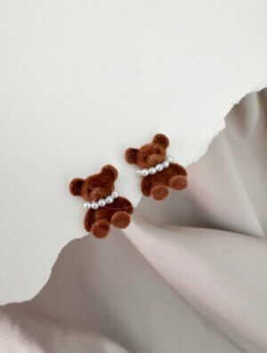 Aretes Mujer Oso Vanidoso