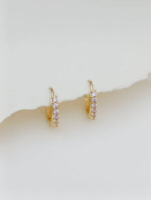 Aretes Mujer Promesa Blanca