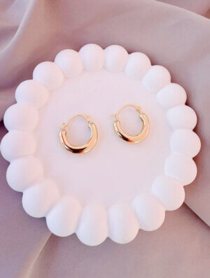 Aretes Mujer Union Dorada