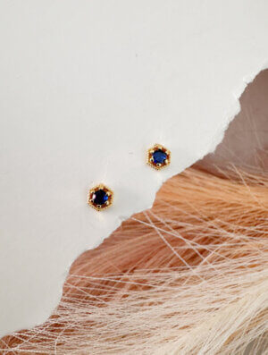 Aretes Mujer Topo Indigo