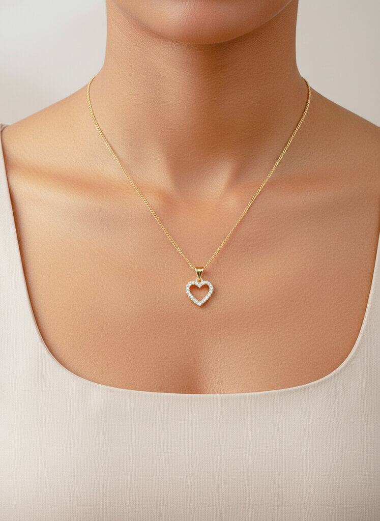 Collar Mujer Brillo Romantico-1