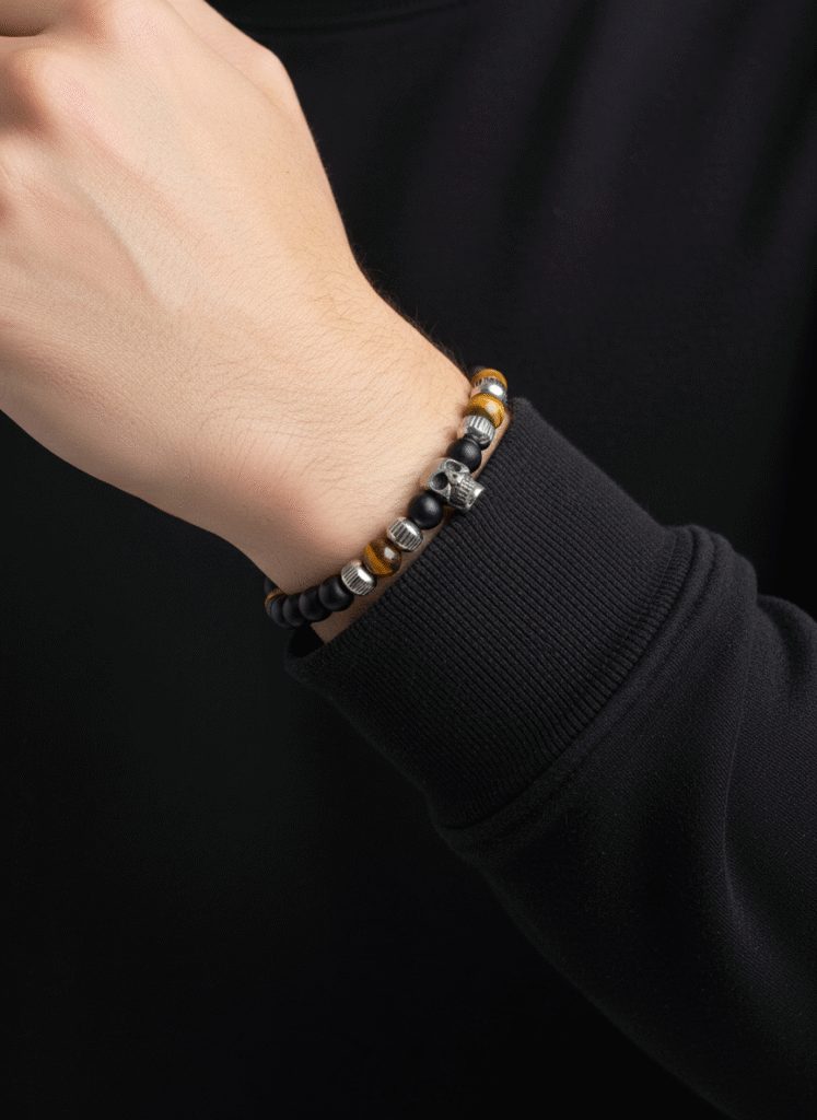 Pulsera Acero Hombre Silencio-2