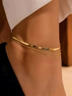 Tobillera Acero Inolvidable