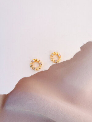 Aretes Mujer Mini Corona