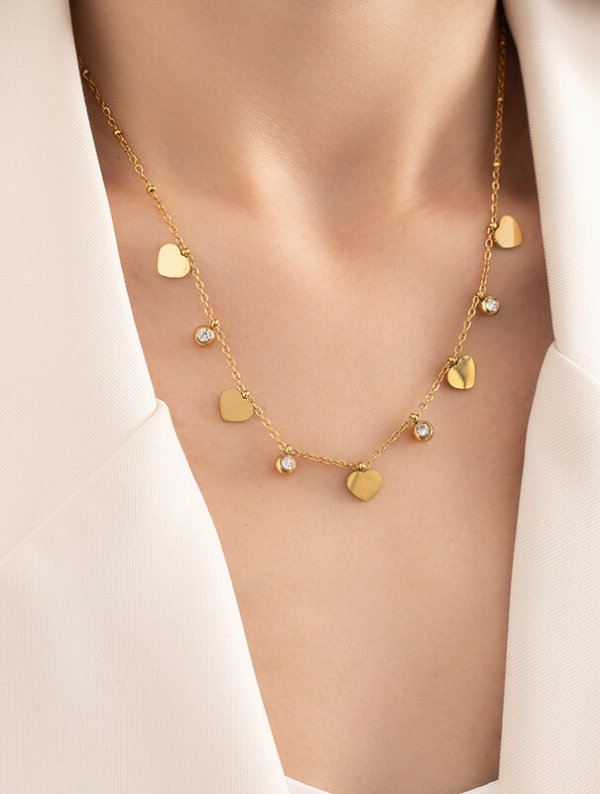 Collar Acero Alma Enamorada